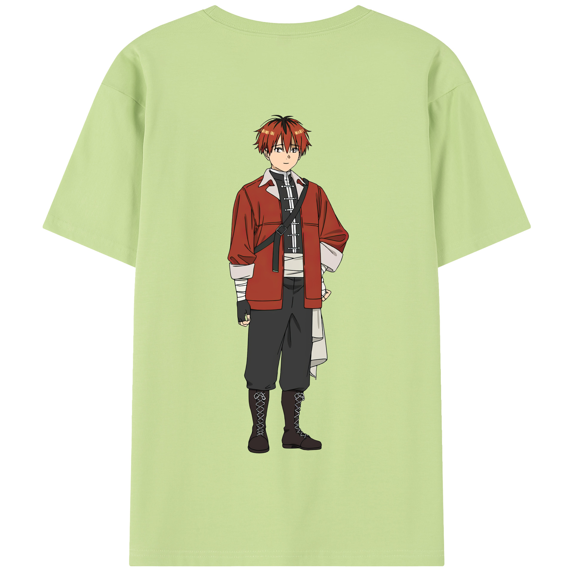 （画像用） 葬送のフリーレン Frieren 綿100％半袖Tシャツ（背面プリント）